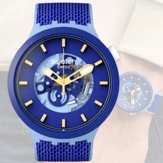 Swatch BOUNCING BLUE Men's Watch | SB05N105 | TIME Watches