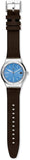 Swatch CLASSIC LINES Brown Strap Men's Watch | YIZ405 | Time Watch Specialists