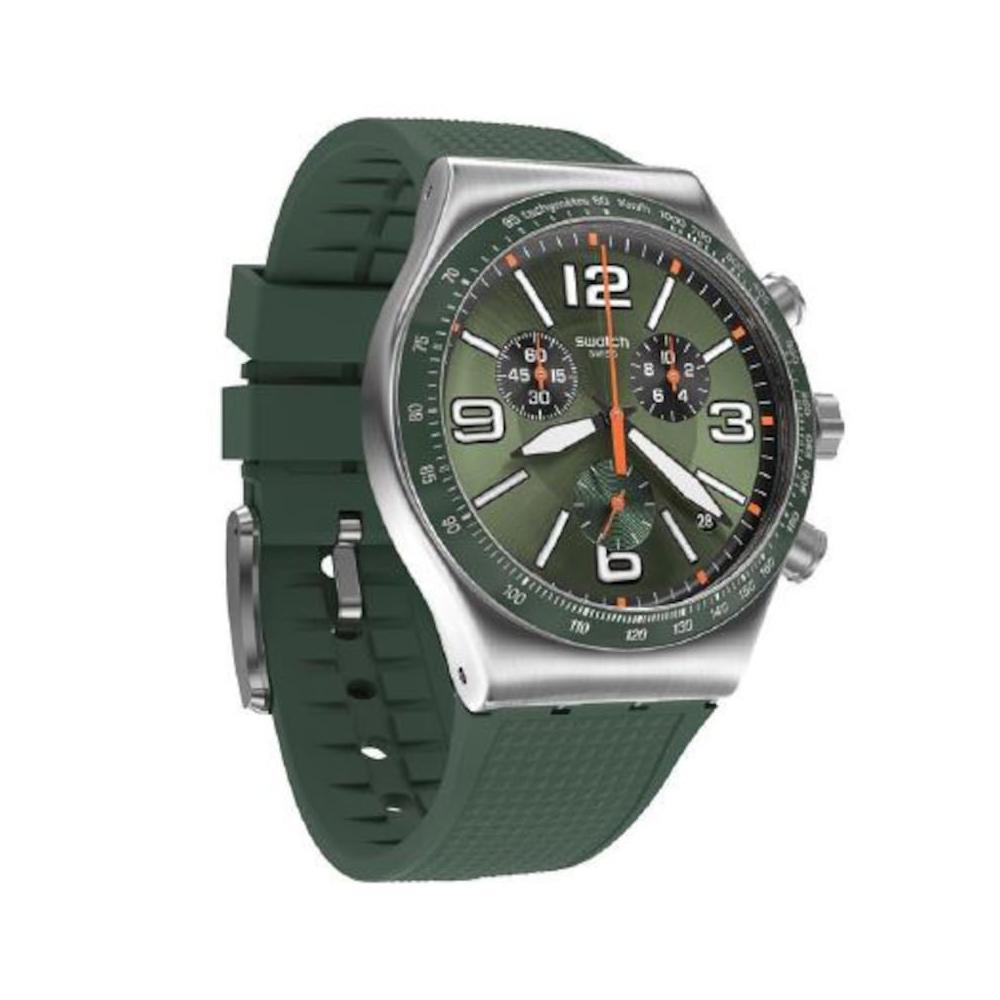 Swatch Forest Grid Chronograph Men's Watch - YVS462 | Time Watch Specialists