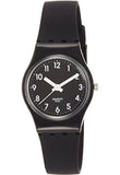 Swatch Lady Black Single Women's Watch - LB170E | Time Watch Specialists