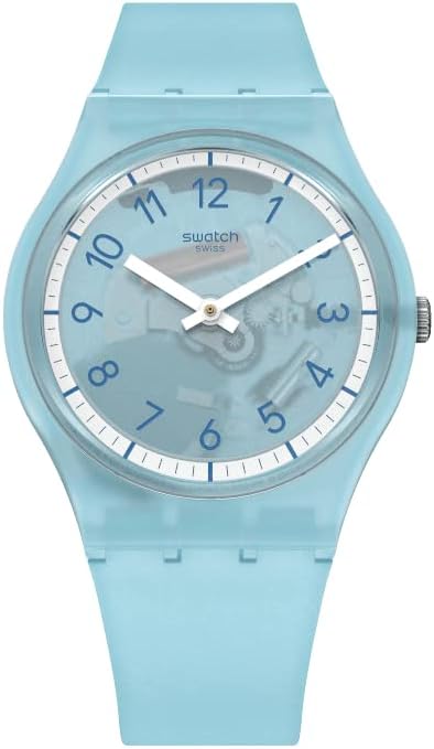 Swatch Lightblue Pay! Blue Woman's Watch | SVHS100-5300 | Time Watch Specialists