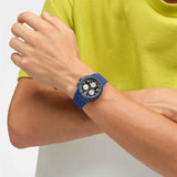 Swatch NOTHING BASIC ABOUT BLUE Unisex Watch | SUSN418 | Time Watch Specialists