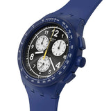 Swatch NOTHING BASIC ABOUT BLUE Unisex Watch | SUSN418 | Time Watch Specialists