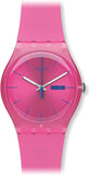 Swatch Pink Silicon Strap Women's Watch | SUOP700 | Time Watch Specialists