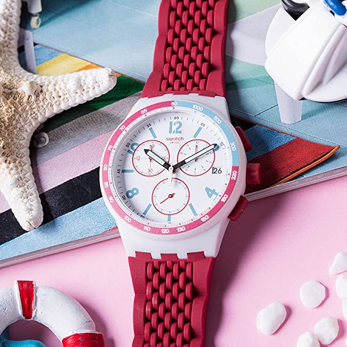 Swatch best sale red strap
