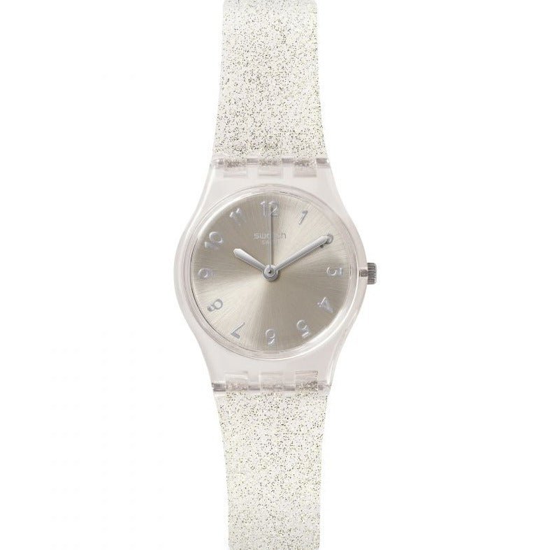 Swatch silver watch ladies store