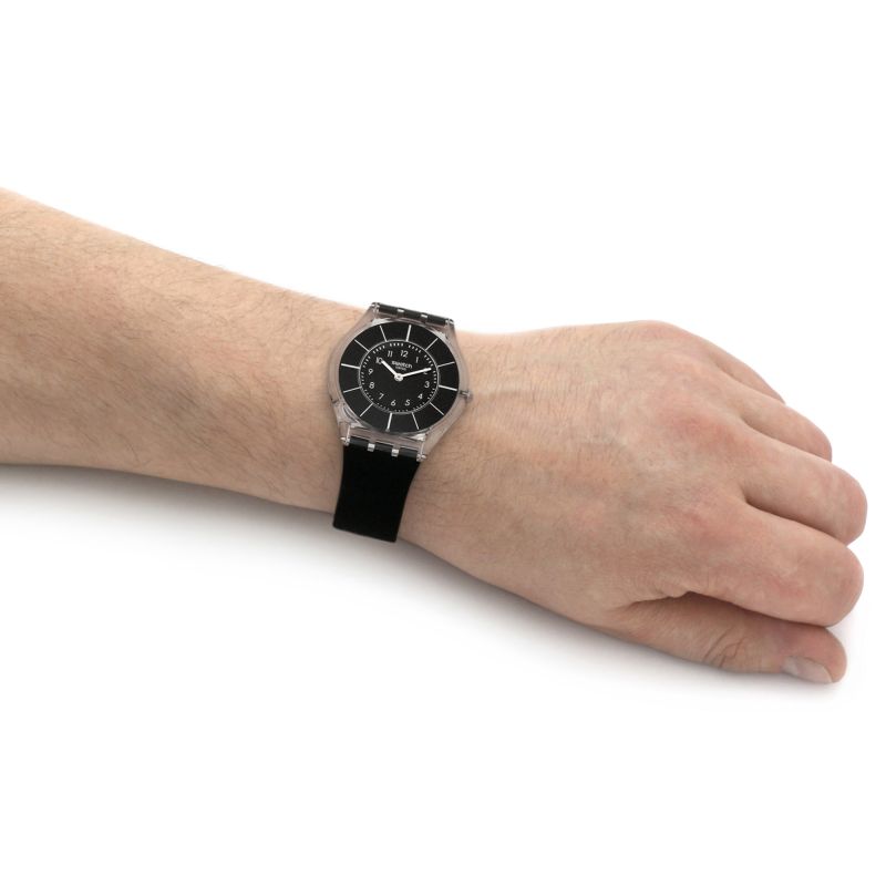 Swatch Skins Black Classiness Again Unisex Watch| SS08K103 | TIME Watches