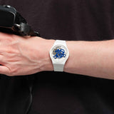 Swatch - Time To Blue Small Unisex Watch | SO31W103 | Time Watch Specialists