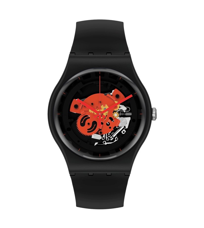 Swatch Time To Red Big Men's Watch - SO32B110 | Time Watch Specialists