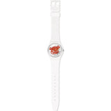Swatch Time to Red Small Unisex Watch | SO31W104 | Time Watch Specialists
