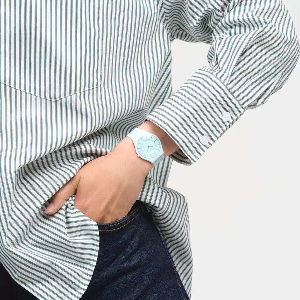 Buy Swatch Turquoise Lightly Green Unisex Watch SS08G107 Time