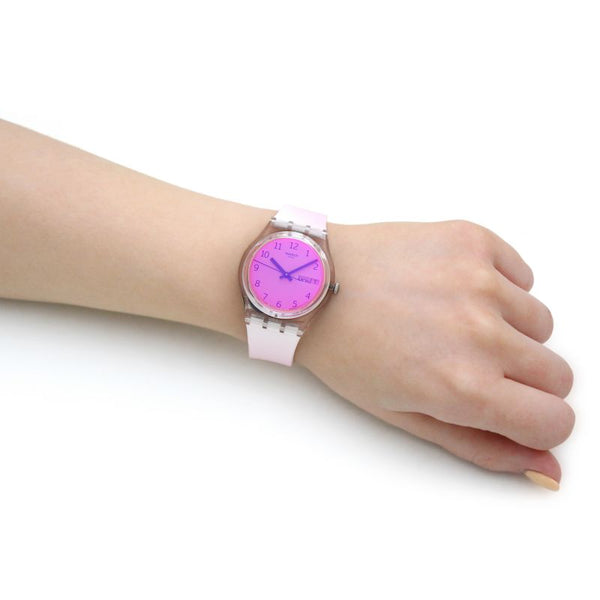 Swatch  Ultrafushia Silicone Strap Women's Watch | GE719