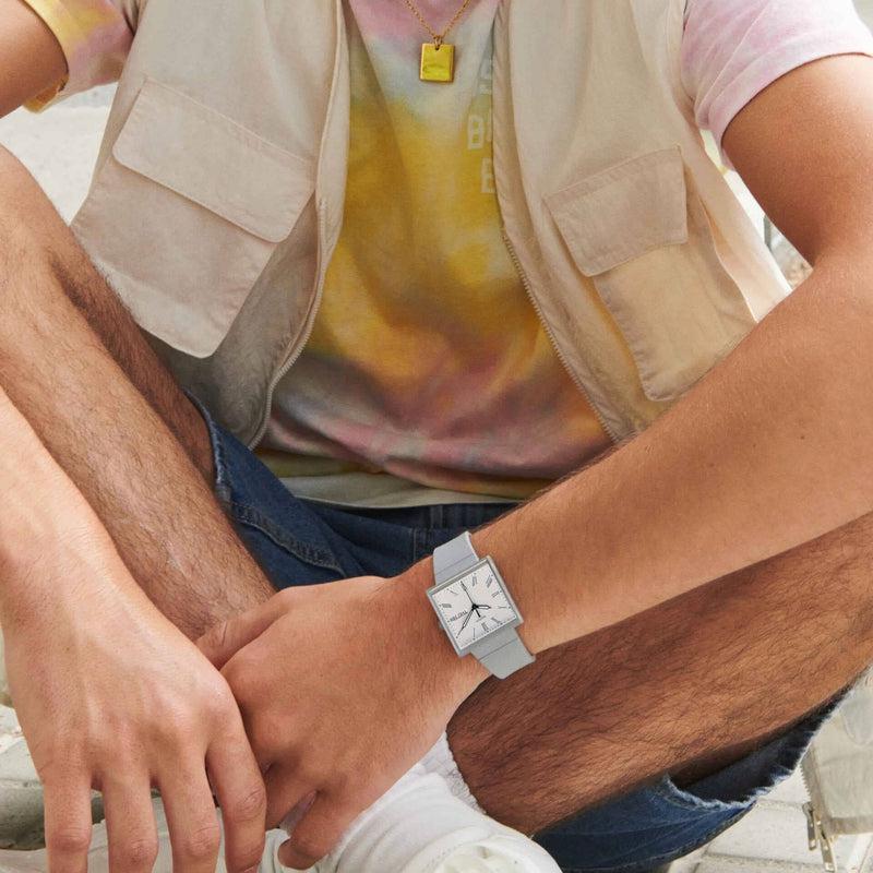 Swatch WHAT IF…GRAY? Bioceramic Unisex Watch | SO34M700 | Time Watch Specialists