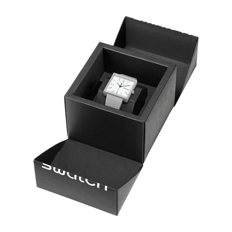 Swatch WHAT IF…GRAY? Bioceramic Unisex Watch | SO34M700 | Time Watch Specialists