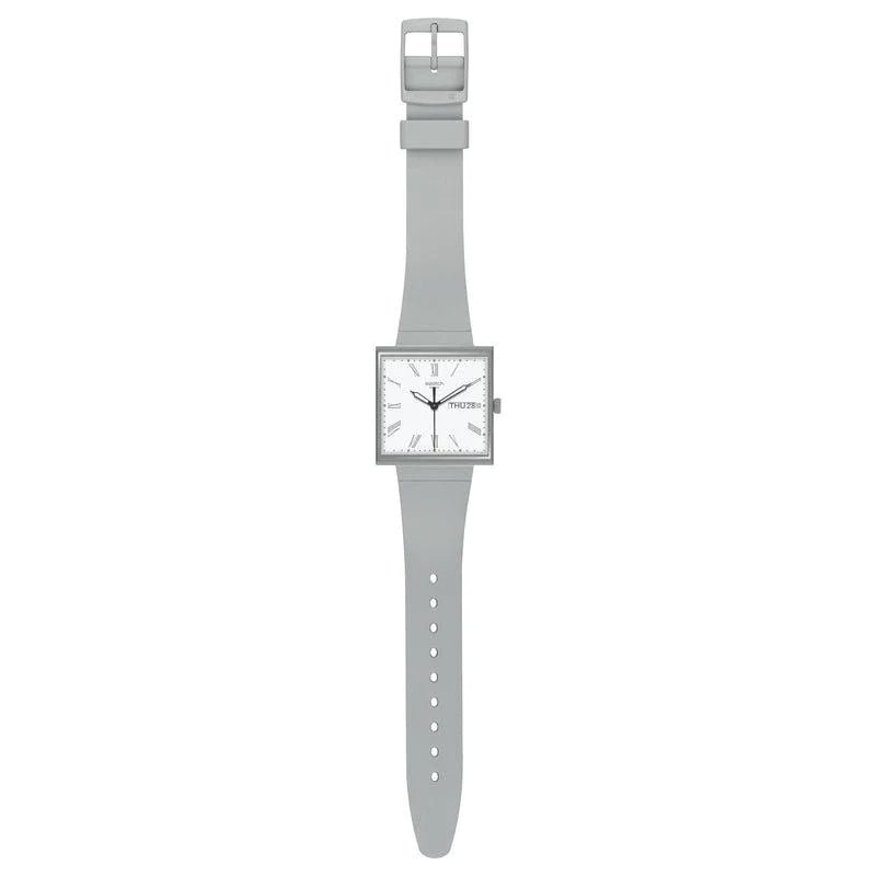Swatch WHAT IF…GRAY? Bioceramic Unisex Watch | SO34M700 | Time Watch Specialists
