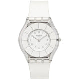 Swatch White Classiness Woman's Watch | SS08K102-S14 | Time Watch Specialists