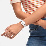 Swatch White Classiness Woman's Watch | SS08K102-S14 | Time Watch Specialists