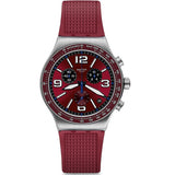 Swatch Wine Grid Chronograph Men’s Watch | YVS464 | Time Watch Specialists