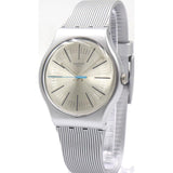 Swiss Swatch Originals Metaline Gray Silicone Men Watch | SUOM114 | Time Watch Specialists