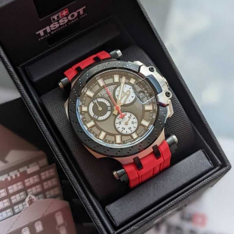 Tissot T-Race Chronograph Quartz Black Dial Men's Watch