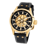 TW Steel Croco Leather Black Sunray Men's Watch | VS131 | Time Watch Specialists