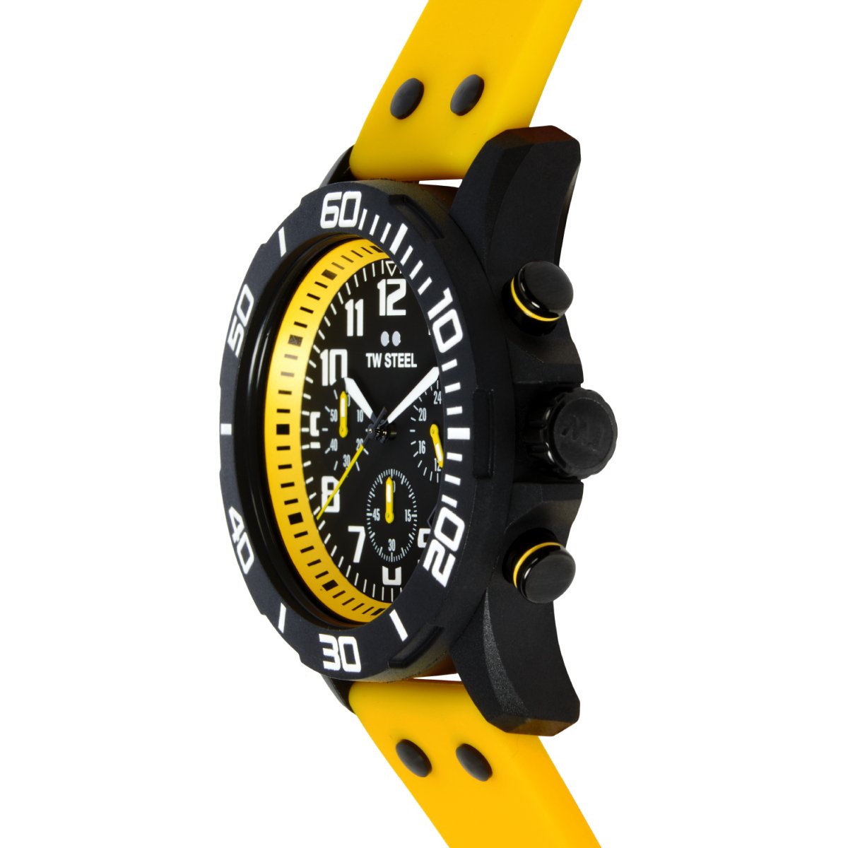 TW Steel Yellow & Black Carbon Men's Watch | CA3 | Time Watch Specialists